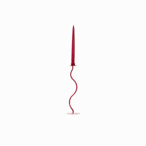 Wiggle Candlestick in Red