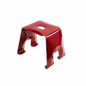 A Stool (2021) in Ruby Red