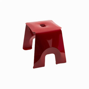 A Stool (2021) in Ruby Red - Image 3